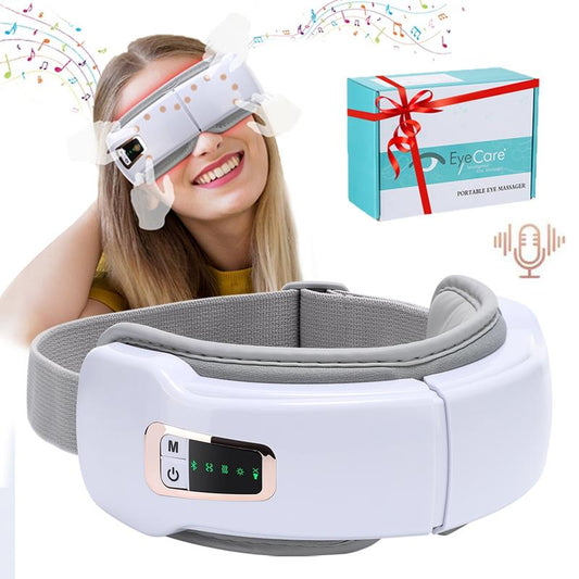 Bluetooth Eye Massager with Heat and Vibration