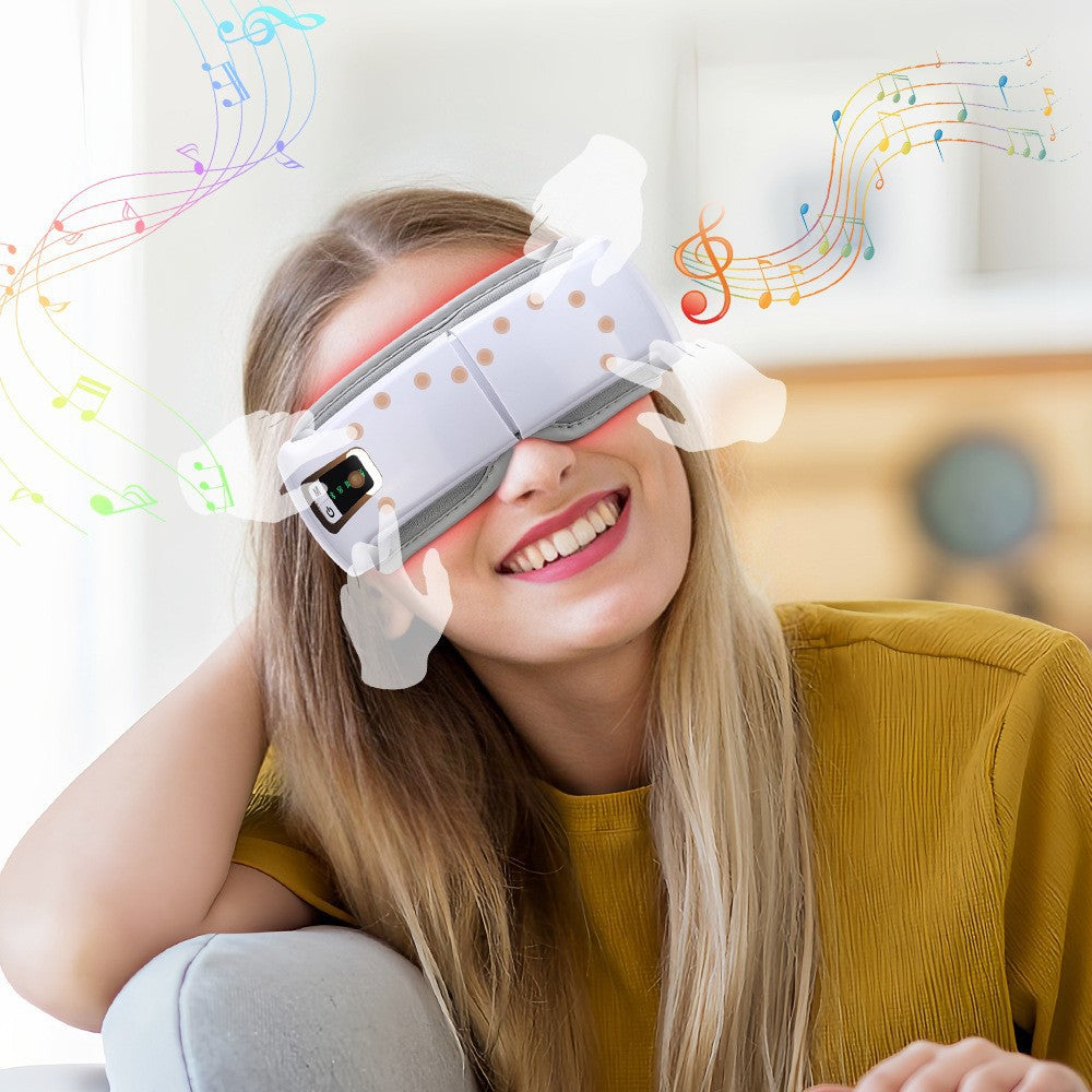 Bluetooth Eye Massager with Heat and Vibration